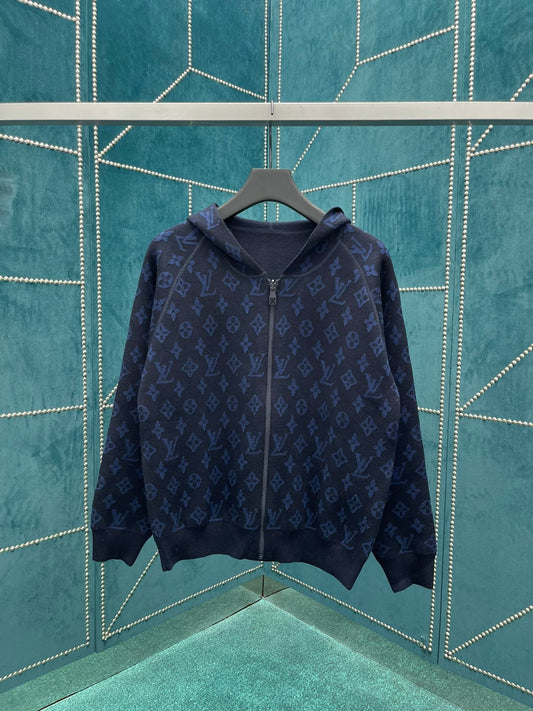 Veste Bleu monogramme